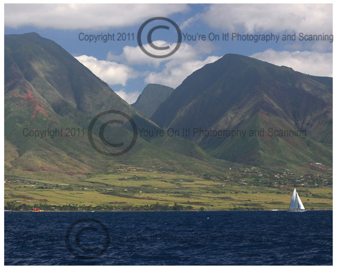 Maui from the Auau Channel