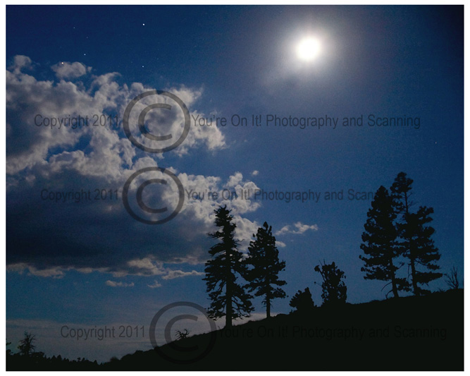 Nighttime at Bryce Canyon